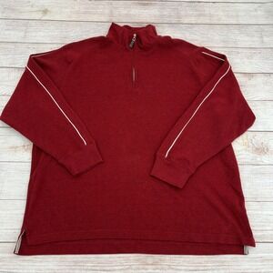 Faded Glory 1/4 Zip Pullover Sweatshirt Men's Size 2XL 50/52 Long Sleeve